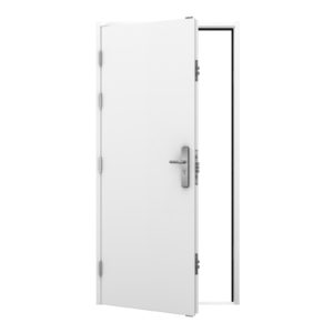 Image of heavy duty steel door